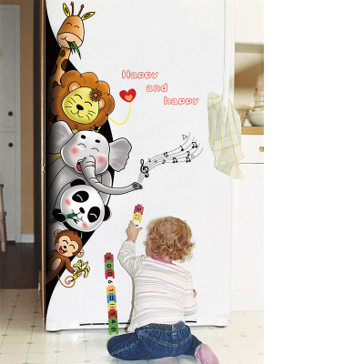 Wholesale wall stickers children 's room decoration stickers customized feel second-class 3 d stickers broken wall decoration stickers