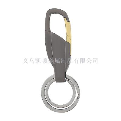 Fashionable luxury car leather key chain factory man waist key chain hanging commercial gift advertising