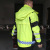 LIKAI cycling reflective raincoat highway traffic protective jacket road safety waterproof fluorescent clothing