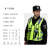 LIKAI reflective vest multi-bag construction site construction safety protection vest traffic highway administration fluorescent clothing jacket