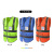 LIKAI reflective vest construction site work safety protective coat traffic green fluorescent coat