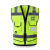 LIKAI reflective vest highlights construction safety protective coat traffic greening administration fluorescent clothing vest