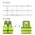 LIKAI reflective vest highlights construction safety protective coat traffic greening administration fluorescent clothing vest