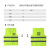 LIKAI reflective vest highlights road administration traffic greening safety protection vest workers fluorescent clothing coat