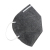 Four-layer activated carbon mask with ear hanging for adults to prevent dust and haze