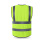 LIKAI reflective vest engineering safety protection vest clip cycling night running fluorescent clothing coat printed words