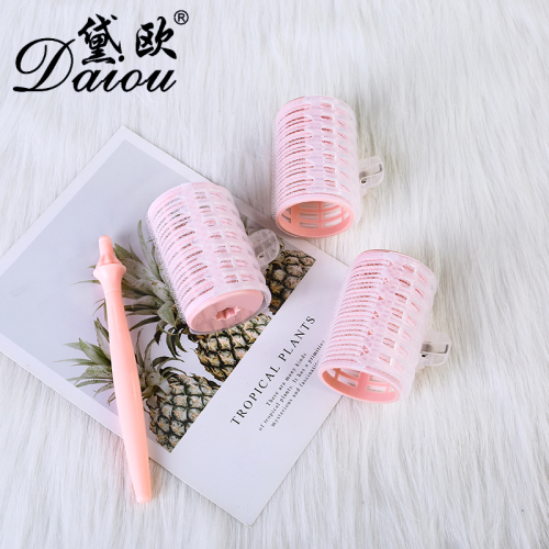 Deou New Internet Celebrity Eight-Character Bangs Roller Handle Nylon Hair Curler Nylon Hair Curlers Hair Curler Nylon Hair Beauty Clip