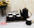 Ceramic water cup coffee cup coffee pot ceramic pot plate European water set gift promotion wedding jingdezhen