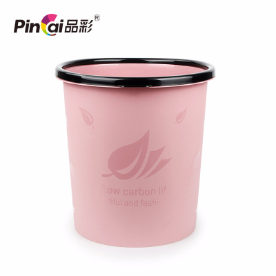 Autumn rhyme miscellaneous bucket wholesale contracted circular trash bin paper basket pressure ring to receive barrels