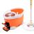Manufacturers direct four-drive rotary mop set of ultrafine fiber mop head set dolphin good god towed sound