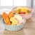 Creative lideshui basket household plastic circular sieve dustproof hollow out multi-purpose lideshui fruit and vegetable sieve storage basket