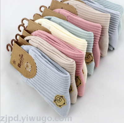 2019 new autumn/winter male and female baby socks and children's socks wholesale cotton children's socks stripe stock