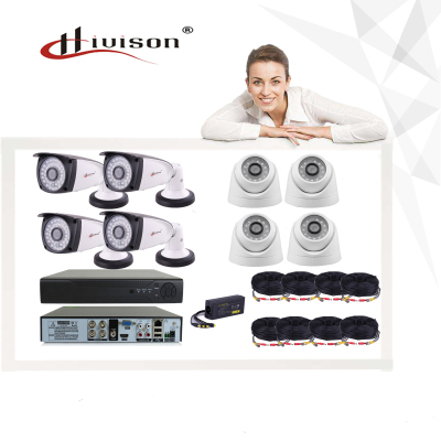 8 way 2 million AHD TV camera set