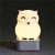 To express it in owl USB night light rechargeable bedside lamp baby bean eye lamp female led bedside lamp