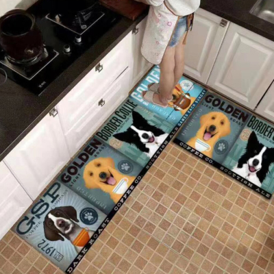 Cartoon kitchen non-slip mat 50x120, household floor mat