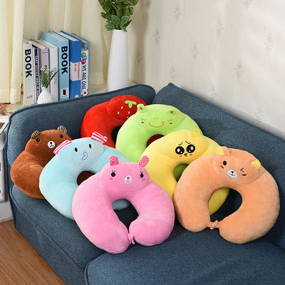 Manufacturers stock animal U - shaped pillow is suing travel cartoon plush animal neck pillow enterprise advertising pillow customized