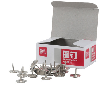 Capable Office Stationery 0020 box Nickel plated thumbtack 100 pieces/box