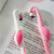 Flamingo Pink Silicone Neutral Pen 0.5mm Korean Small Fresh Cartoon Student exam pen Office Signature Pen