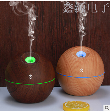 Wood Grain Aromatherapy Humidifier Usb130ml Air Purifier