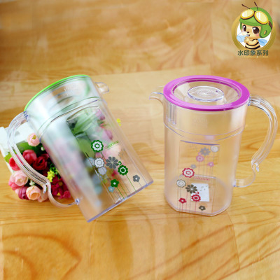 Manufacturers direct plastic large capacity heat - resistant cold water bottles portable tableware juice cold water bottles