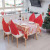 Waterproof and oil proof, non - woven PVC Christmas tablecloth, rectangular table cloth, tea table cloth, table cloth, 1.37 * 30 m