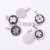 Stainless steel pendant accessories clover pendant checking DIY materials bracelet necklace pendant accessories