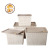 New wastes pp storage box multi-functional breathable home storage box storage box manufacturers direct supply
