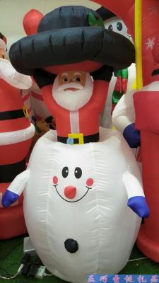 1.8 meters of inflatable up and down Santa Claus Christmas Christmas arrangement
