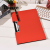 Color frosted horizontal A4 folder bunger stationery students office storage folder clipboard signing splint