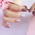 Nail Art Matte Cameo Brown Fake Nails Daily Circular Arc New Product Wear Nail Craft Mix and Match Nails