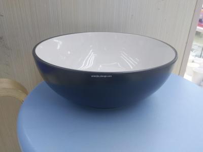 8-Inch Colored Glaze Ceramic Bowl
