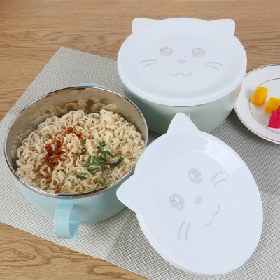 Student canteen bay bubble bowl multi-functional food bowl fashion home heat preservation food bowl wholesale