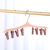 Creative multi-functional plastic clothes rack lightweight colorful plastic socks rack combination of practical hanging clothes rack