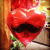 18 - inch \\ \"Show hundred years \\ 'heart - shaped beard aluminum film theme modeling decorative aluminum foil balloon