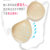 Hot Sale 4cm Thick Removable Shoulder Strap Breathable Invisible Bra Silicone Nubra Breast Pad