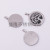 The New stainless steel round brand necklace lovers necklace Korean version for male and female friends birthday gifts