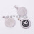 Foreign trade new titanium steel round brand necklace lovers necklace Korean version to send male and female friends birthday gifts