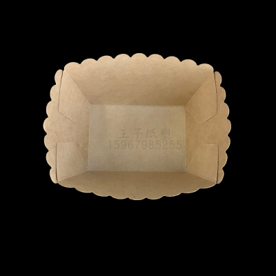 Disposable Kraft Paper Lunch Box to-Go Box Fried Chicken Fries Hamburger Box
