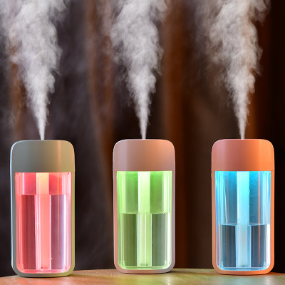 New USB water cup humidifier simple desktop colorful atmosphere lamp humidifier spray mini humidifier