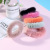 2019 autumn/winter new style imitation mink hair rope colorful plush hair ring candy colored hair rope rubber band hair accessories