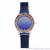 Fashionable milan with simple nail powder magnetic suction watch strap for ladies quartz watch