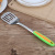 Manufacturer wholesale stainless steel kitchen spatula anti - hot grip cooking spatula kitchen soup spoon, slotted spoon