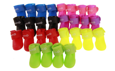 Pet supplies Pet rain shoes PVC Pet shoes