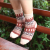 Ladies autumn and winter thickened wool socks ethnic wind warm socks in the tube cotton socks