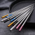 The Food grade 304 stainless steel chopsticks non - slip, mildew mantra and scalding household metal hollow alloy chopsticks family set