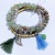 Amazon hot style boho style retro fringe diy crystal bracelet launch