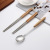 The western Japanese stainless steel spoon, fruit fork knife fork spoon, chopsticks