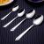 Creative stainless steel tableware diamond handle western style knife steak knife fork spoon, four set hotel promotional gifts