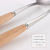 Promotion company in small gift wooden handle, stainless steel tableware set portable spoon, fork chopsticks tableware three - piece set custom logo