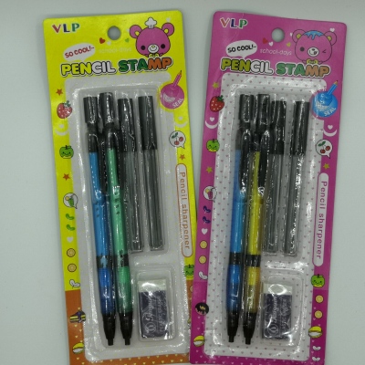 Stationery set pencil set sharpening pencils